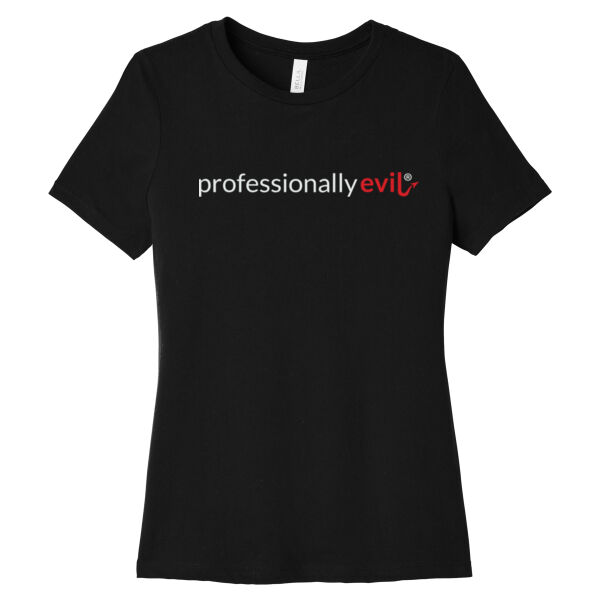 Professionally Evil Women's t-shirt Thumbnail